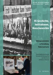 Cover von NS-Geschichte, Institutionen, Menschenrechte