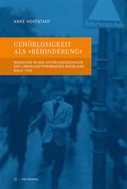 Cover von Gehörlosigkeit als Behinderung
