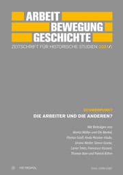Cover von Arbeit - Bewegung - Geschichte. Zeitschrift für historische Studien 2021/I