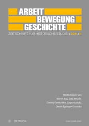 Cover von Arbeit - Bewegung - Geschichte. Zeitschrift für historische Studien 2021/II