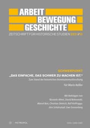 Cover von Arbeit - Bewegung - Geschichte