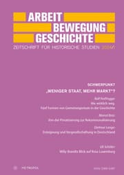 Cover von Arbeit - Bewegung - Geschichte