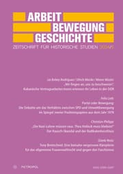 Cover von Arbeit - Bewegung - Geschichte