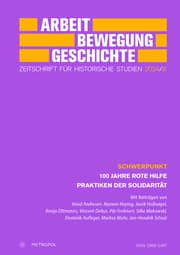 Cover von Arbeit - Bewegung - Geschichte