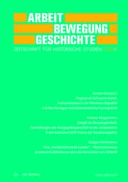Cover von Arbeit - Bewegung - Geschichte