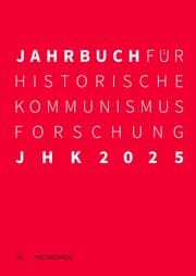 Cover von Jahrbuch für Historische Kommunismusforschung 2025
