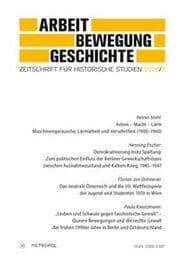 Cover von Arbeit - Bewegung - Geschichte