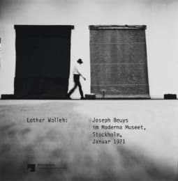 Cover von Lothar Wolleh.Joseph Beuys im Moderna Museet, Stockholm, Januar 1971