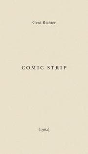 Cover von Gerd Richter.Comic Strip (1962)