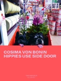 Cover von Cosima von Bonin. Hippies Use Side Door. The Year 2014 has lost the plot