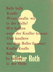 Cover von Dieter Roth. Balle balle Knalle
