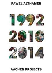 Cover von Pawel Althamer. Aachen Projects 1992/2010/2014