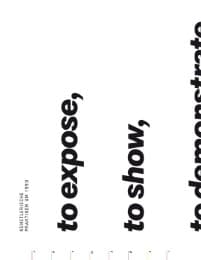 Cover von To expose, to show, to demonstrate, to inform, to offer - Künstlerische Praktiken um 1990