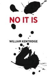 Cover von William Kentridge. No, it is