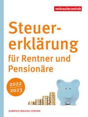 Cover von Steuererklärung für Rentner und Pensionäre 2022/2023