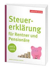 Cover von Steuererklärung für Rentner und Pensionäre 2023/2024