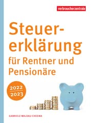 Cover von Steuererklärung für Rentner und Pensionäre 2022/2023