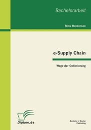 Cover von e-Supply Chain: Wege der Optimierung