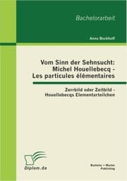 Cover von Vom Sinn der Sehnsucht: Michel Houellebecq - Les particules élémentaires: Zerrbild oder Zeitbild - Houellebecqs Elementarteilchen