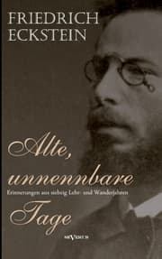 Cover von Alte, unnennbare Tage