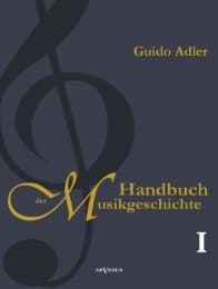 Cover von Handbuch der Musikgeschichte, Bd.1