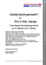 Cover von Pro V XXL Handy leicht-gemacht