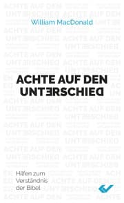 Cover von Achte auf den Unterschied