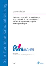 Cover von Nutzenpotenziale harmonisierter Stammdaten in den