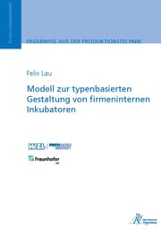 Cover von Modell zur typenbasierten Gestaltung von firmeninternen Inkubatoren
