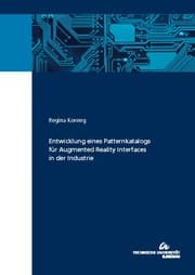 Cover von Entwicklung eines Patternkatalogs für Augmented Reality Interfaces in der Industrie
