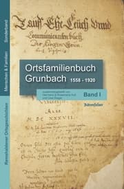 Cover von Ortsfamilienbuch Grunbach 1558-1920