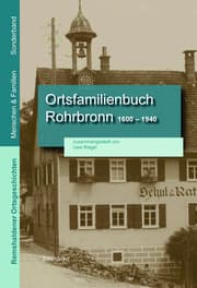 Cover von Ortsfamilienbuch Rohrbronn 1660 - 1940