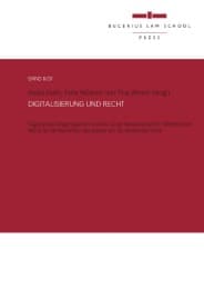 Cover von Digitalisierung und Recht