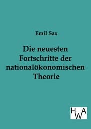 Cover von Die neuesten Fortschritte in der nationalökonomischen Theorie