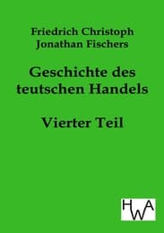 Cover von Geschichte des teutschen Handels