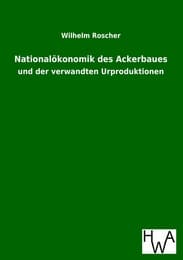 Cover von Nationalökonomik des Ackerbaues