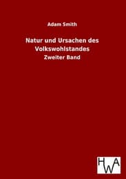 Cover von Natur und Ursachen des Volkswohlstandes