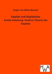 Cover von Kapital und Kapitalzins