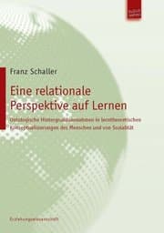 Cover von Eine relationale Perspektive auf Lernen