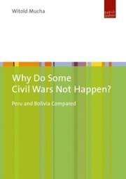 Cover von Why Do Some Civil Wars Not Happen?