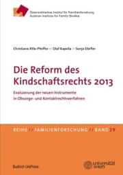 Cover von Die Reform des Kindschaftsrechts 2013
