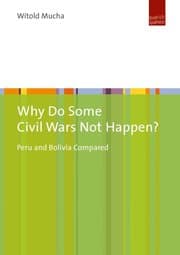 Cover von Why Do Some Civil Wars Not Happen?