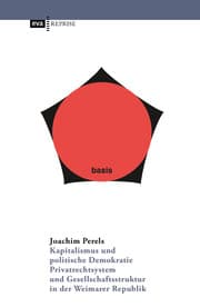 Cover von Kapitalismus und politische Demokratie