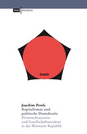 Cover von Kapitalismus und politische Demokratie