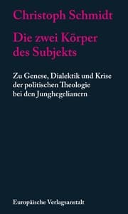 Cover von Die zwei Körper des Subjekts