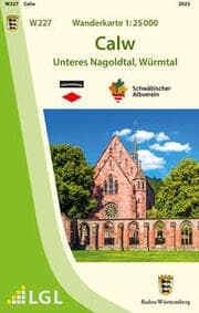 Cover von W227 Wanderkarte 1:25 000 Calw