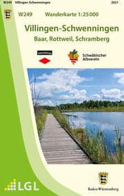 Cover von W249 Wanderkarte 1:25 000 Villingen-Schwenningen