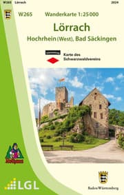 Cover von W265 Wanderkarte 1:25 000 Lörrach