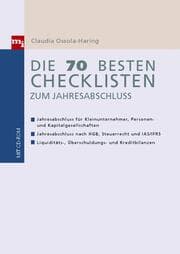 Cover von Die 70 besten Checklisten zum Jahresabschluss