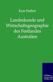 Cover von Landeskunde und Wirtschaftsgeographie des Festlandes Australien